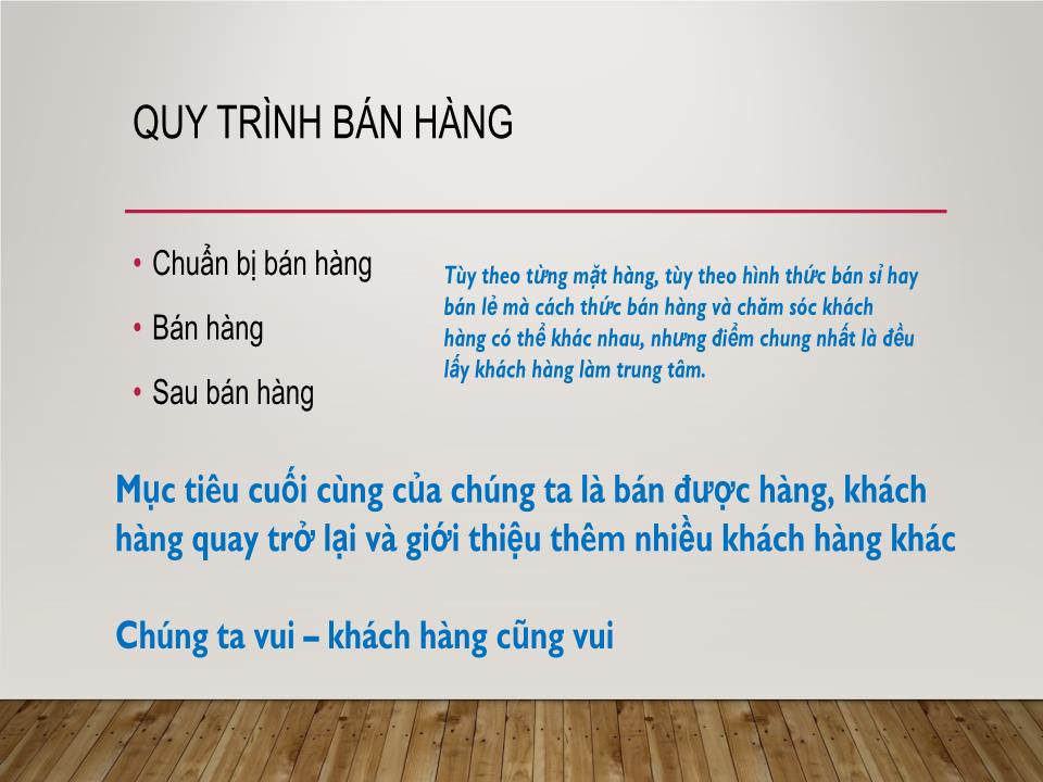 Bài giảng Kinh nghiệm bán hàng và xử lý tình huống khi gặp khách hàng khó tính trang 2