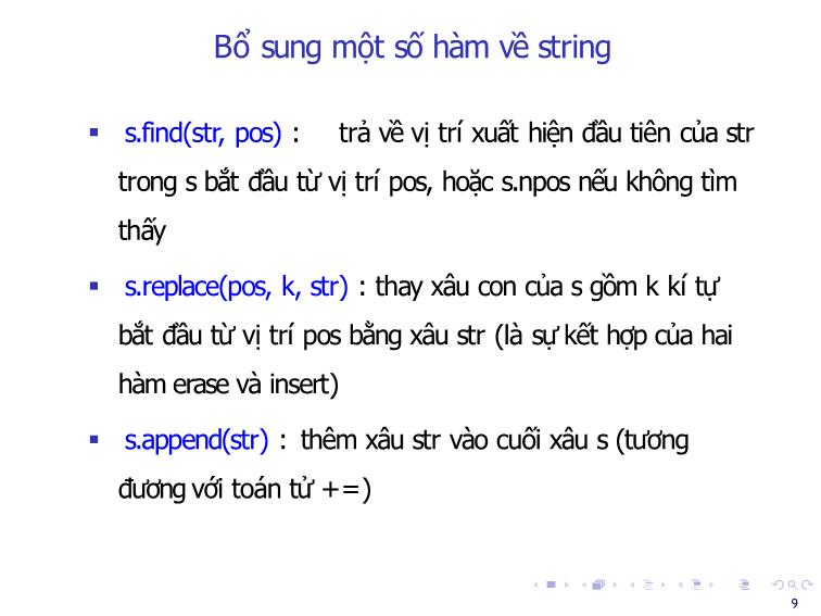 Bài giảng Tin học đại cương - Bài 9: Ôn tập về mảng (Sử dụng hàm) - Nguyễn Thị Phương Thảo trang 9