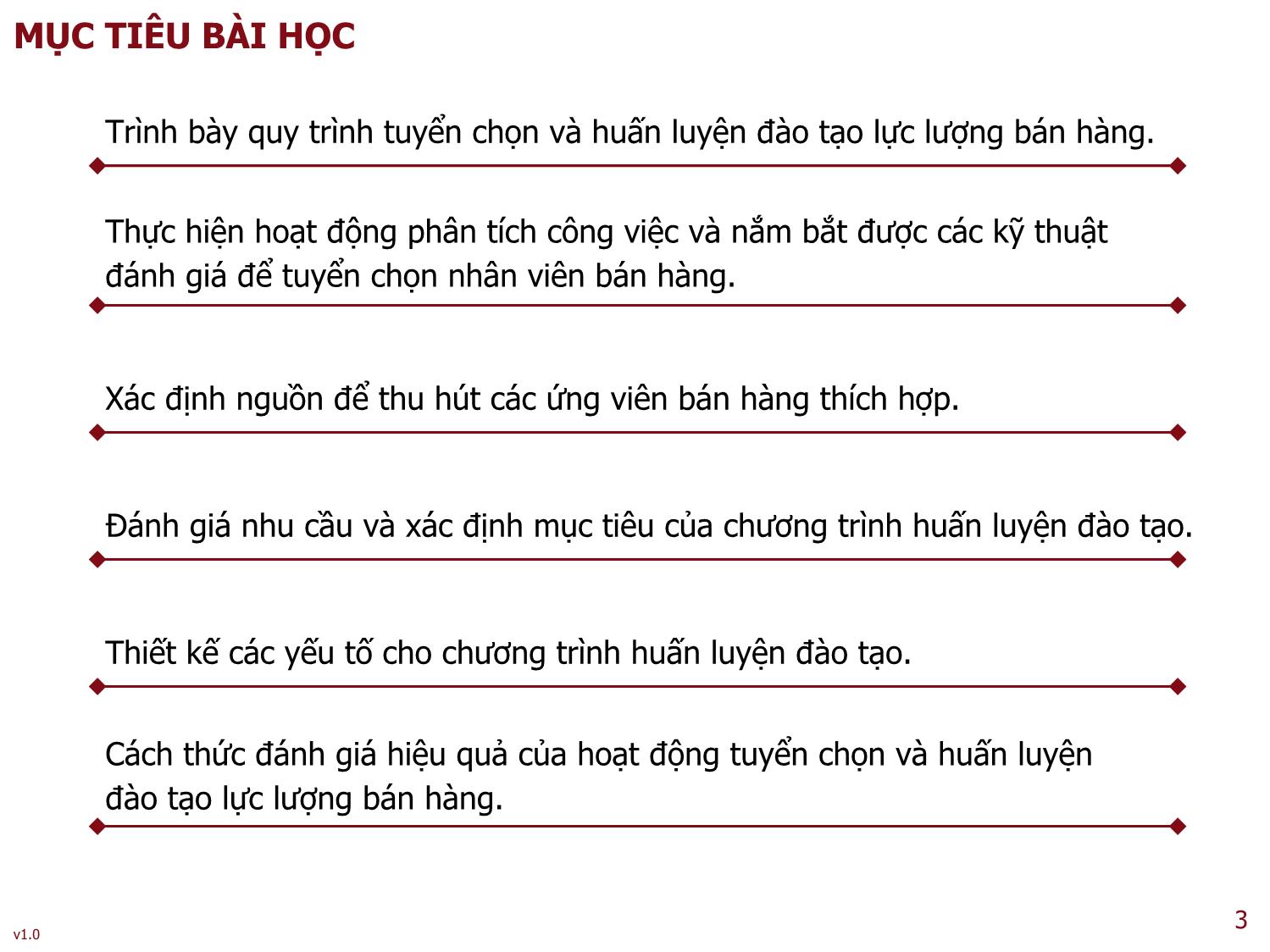 Bài giảng Quản trị bán hàng - Bài 4: Tuyển chọn và huấn luyện lực lượng bán hàng - Nguyễn Thu Lan trang 3