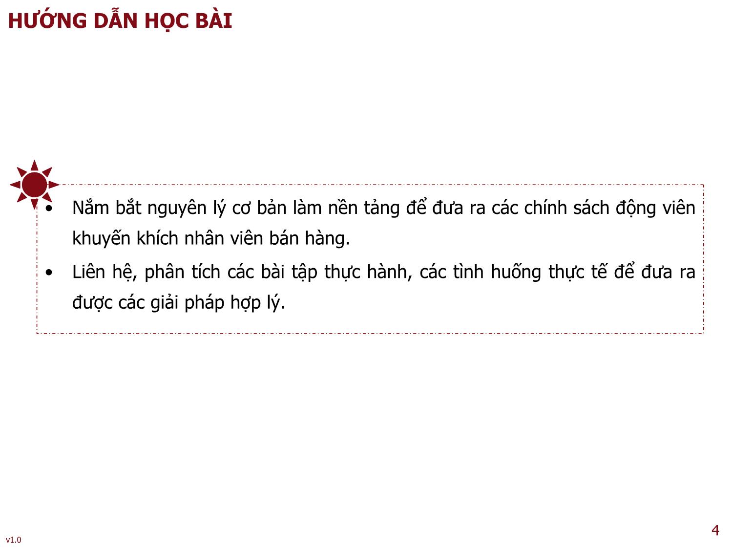 Bài giảng Quản trị bán hàng - Bài 6: Thù lao và động viên khuyến khích lực lượng bán hàng - Nguyễn Thu Lan trang 4