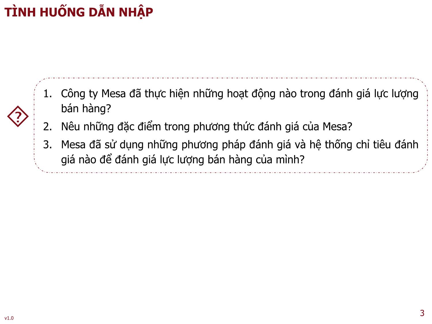 Bài giảng Quản trị bán hàng - Bài 7: Đánh giá lực lượng bán hàng - Nguyễn Thu Lan trang 3