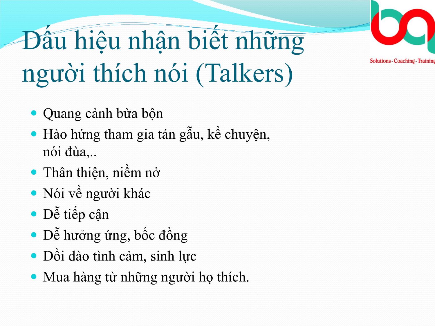 Bài giảng Kỹ năng bán hàng chuyên nghiệp - Nguyễn Bảo Ngọc trang 6