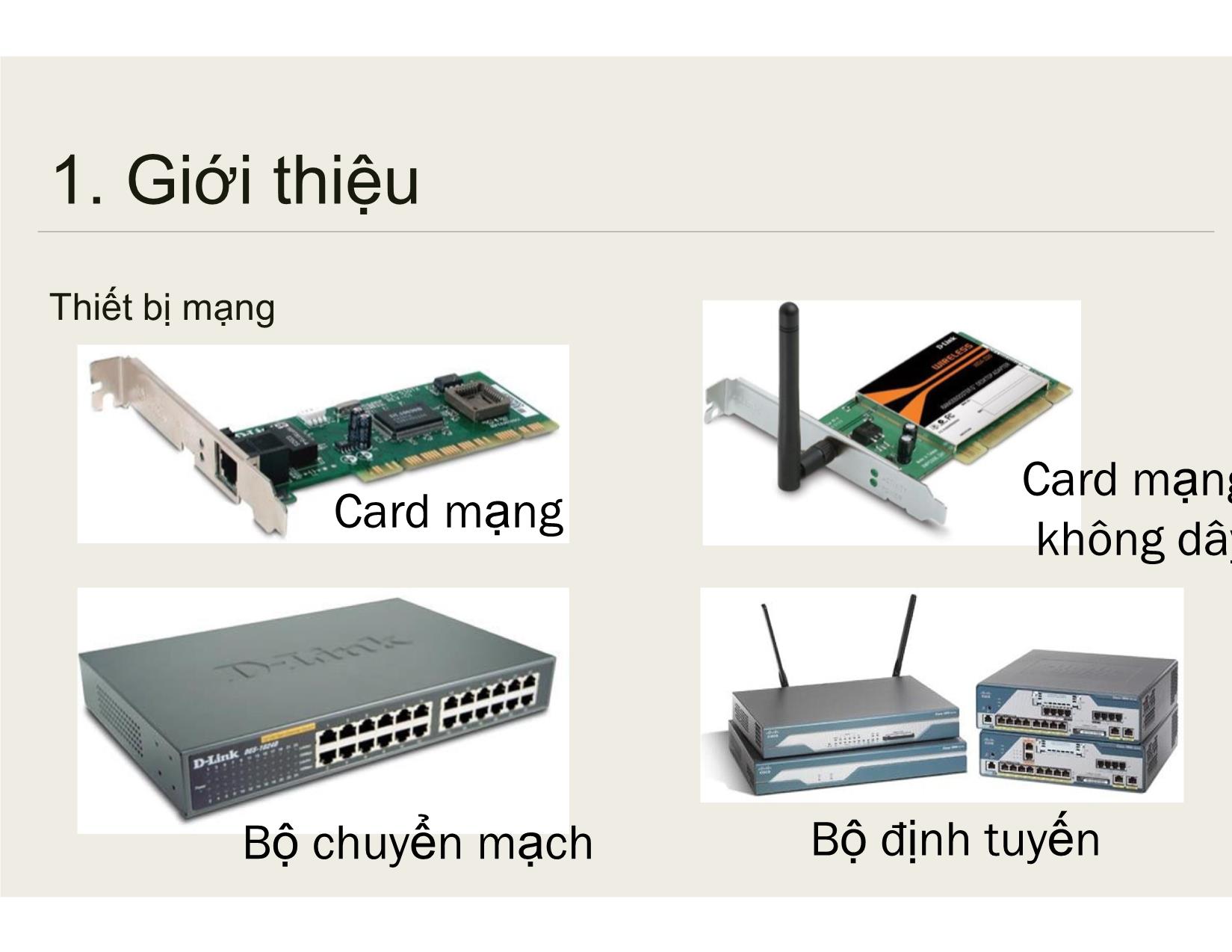 Bài giảng Tin học đại cương - Chương 2: Tổng quan về mạng máy tính - Nguyễn Lê Minh trang 8