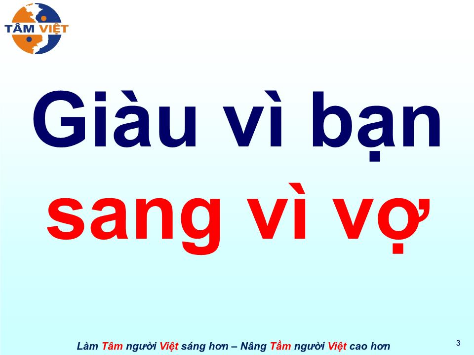 Bài giảng Kỹ năng bán hàng đa cấp trang 3