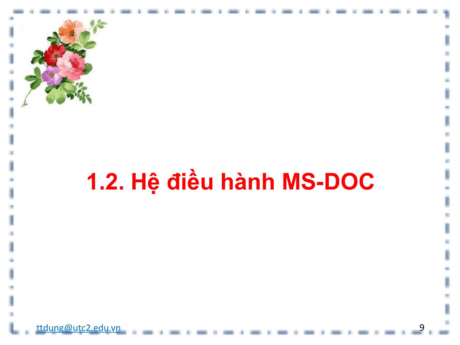 Bài giảng Tin học đại cương - Chương 2: Hệ điều hành và mạng - Trần Thị Dung trang 9