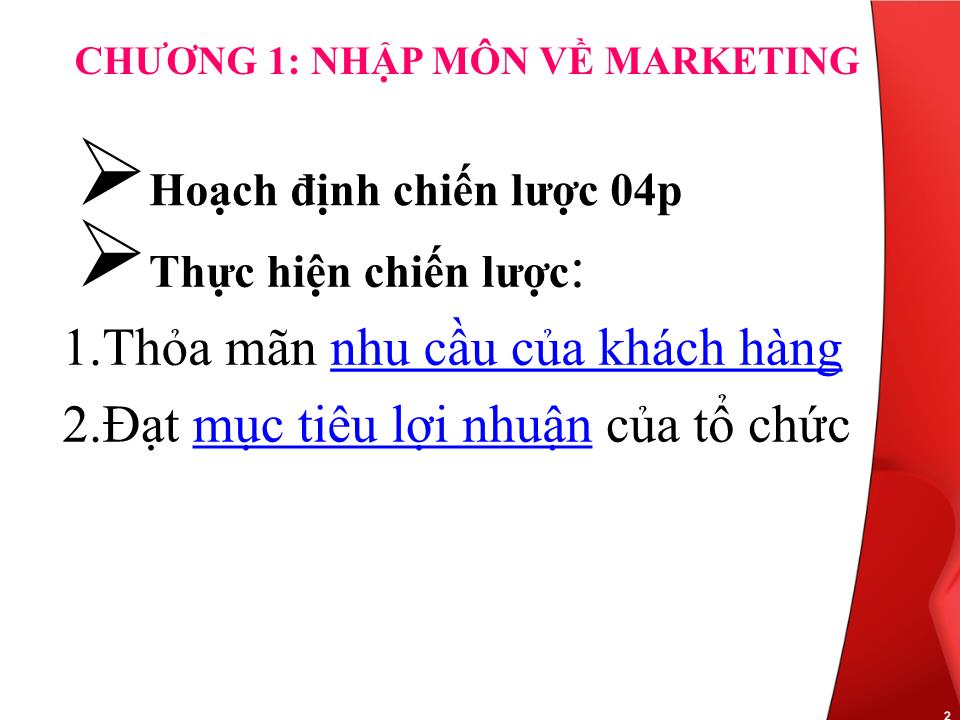 Bài giảng Marketing căn bản trang 2