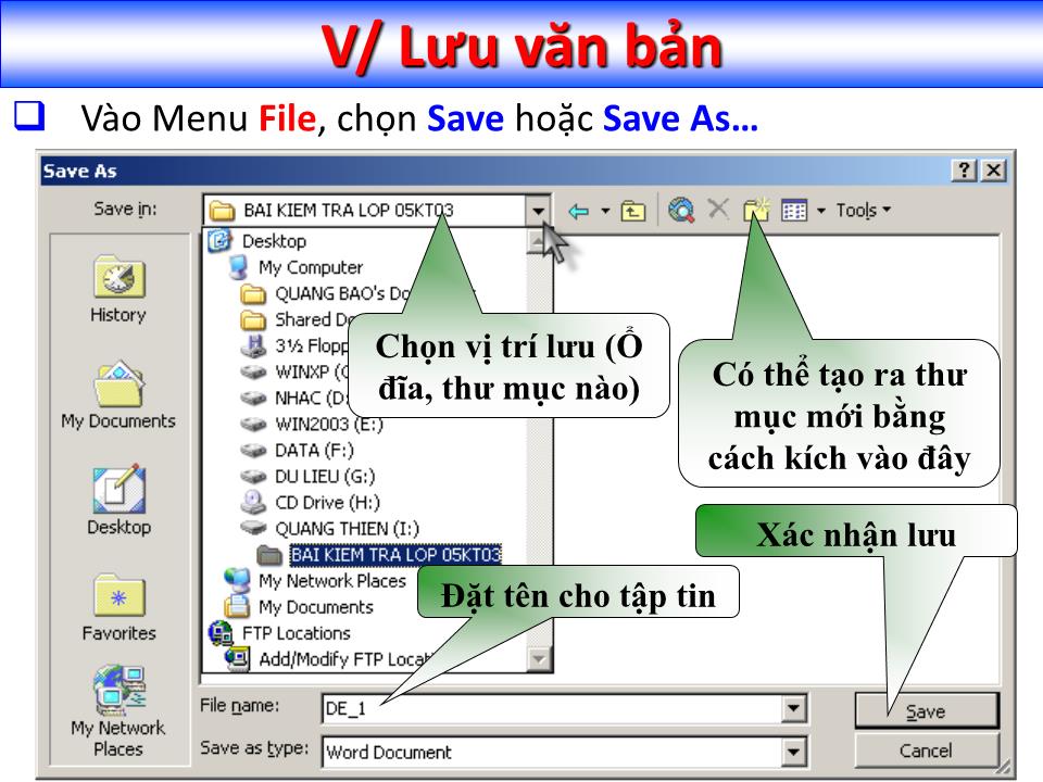 Bài giảng Tin học đại cương - Chương 4: Trình soạn thảo văn bản Microsoft Word - Nguyễn Quang Tuyến trang 7