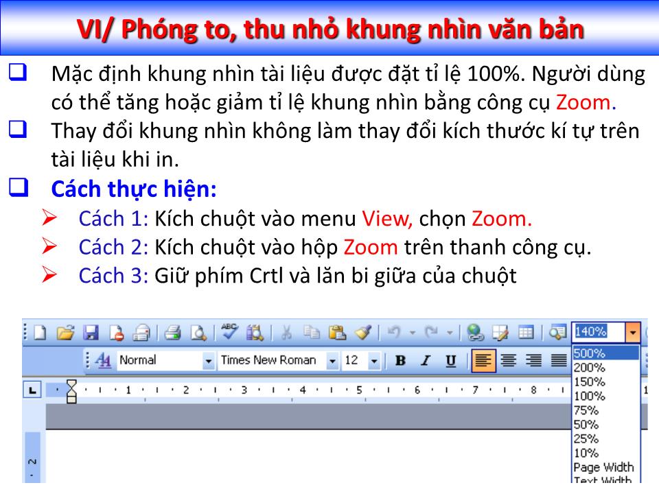 Bài giảng Tin học đại cương - Chương 4: Trình soạn thảo văn bản Microsoft Word - Nguyễn Quang Tuyến trang 8