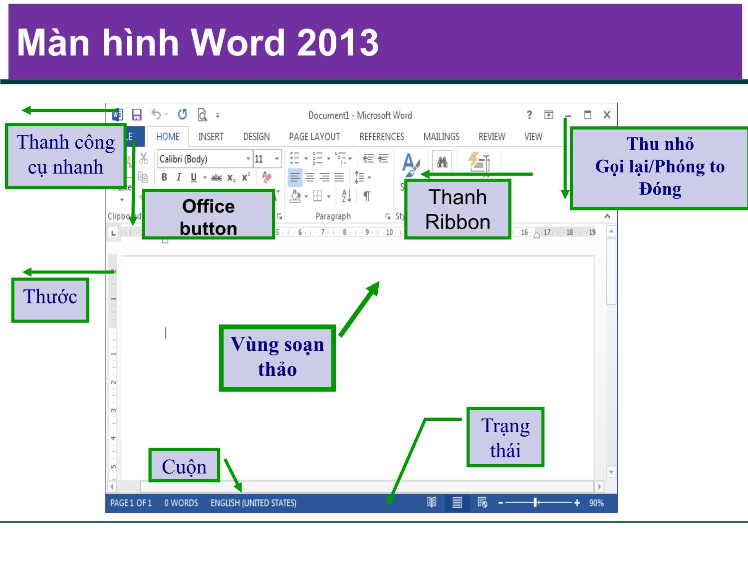 Bài giảng Tin học đại cương - Chương 4: Soạn thảo văn bản với Microsoft Word - Trần Thị Bích Phương trang 6