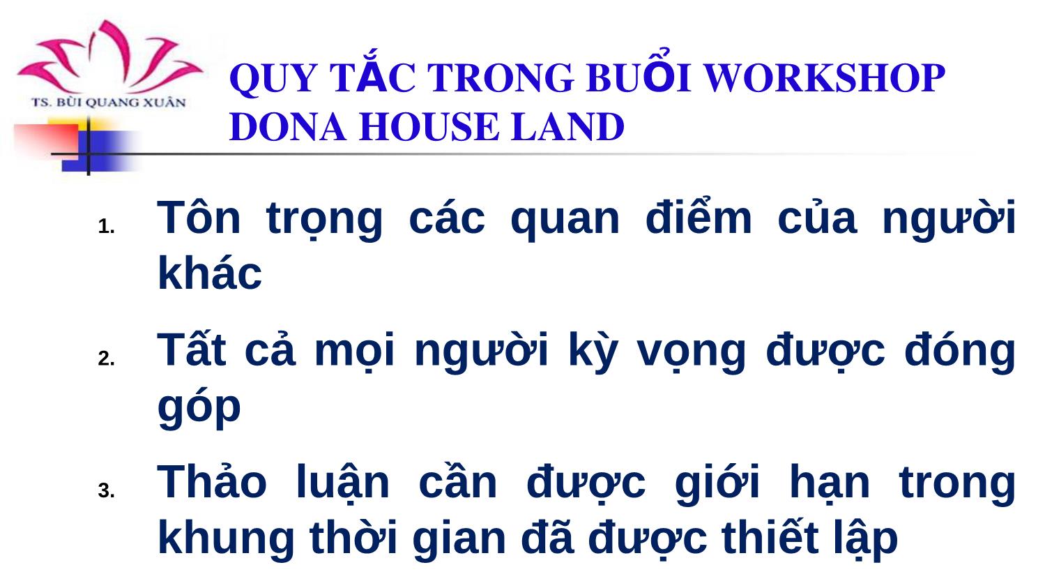 Bài giảng Workshop dona house land lần thứ nhất trang 4