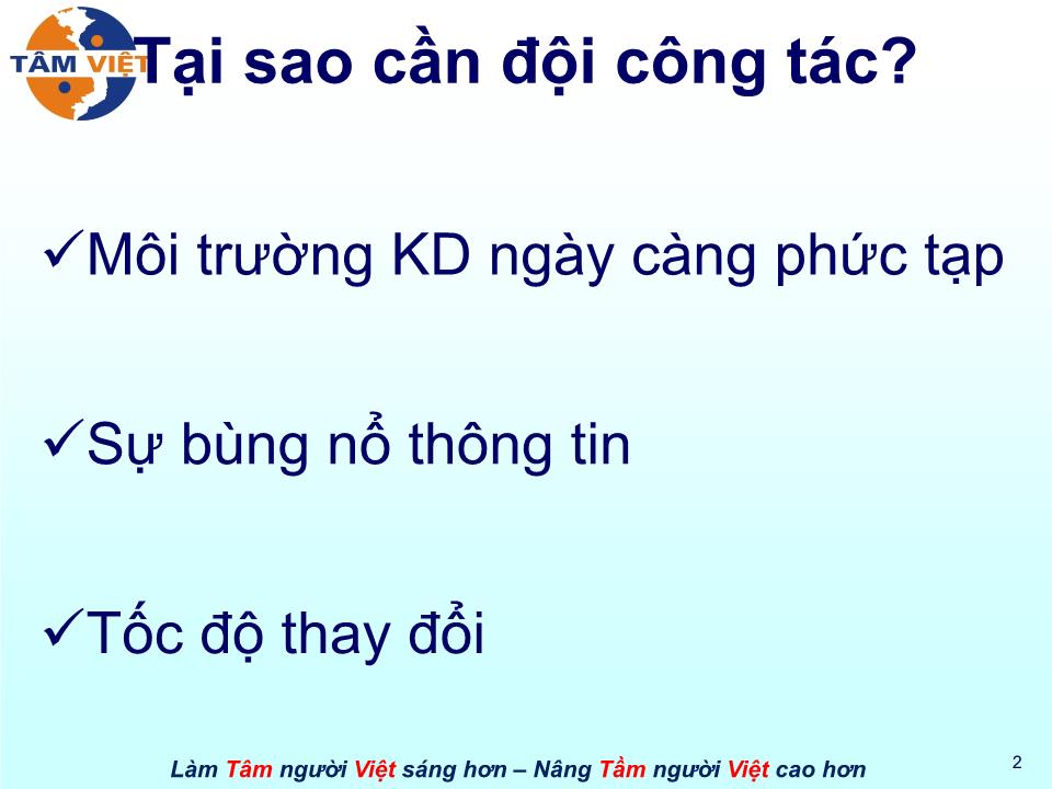 Bài giảng Tinh thần đồng đội trang 2