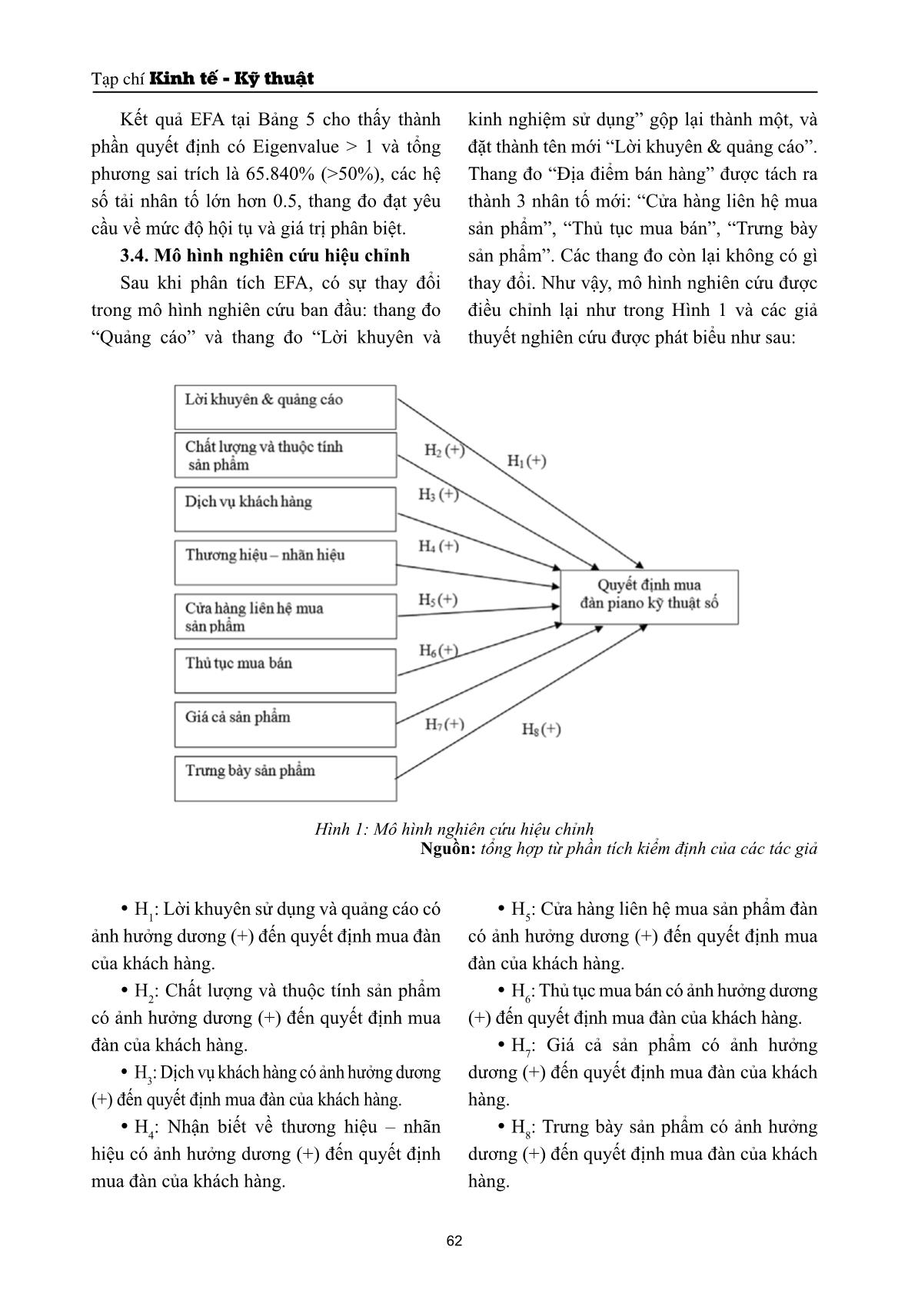 Các yếu tố ảnh hưởng đến quyết định mua đàn piano kỹ thuật số của khách hàng thành phố Hồ Chí Minh trang 10