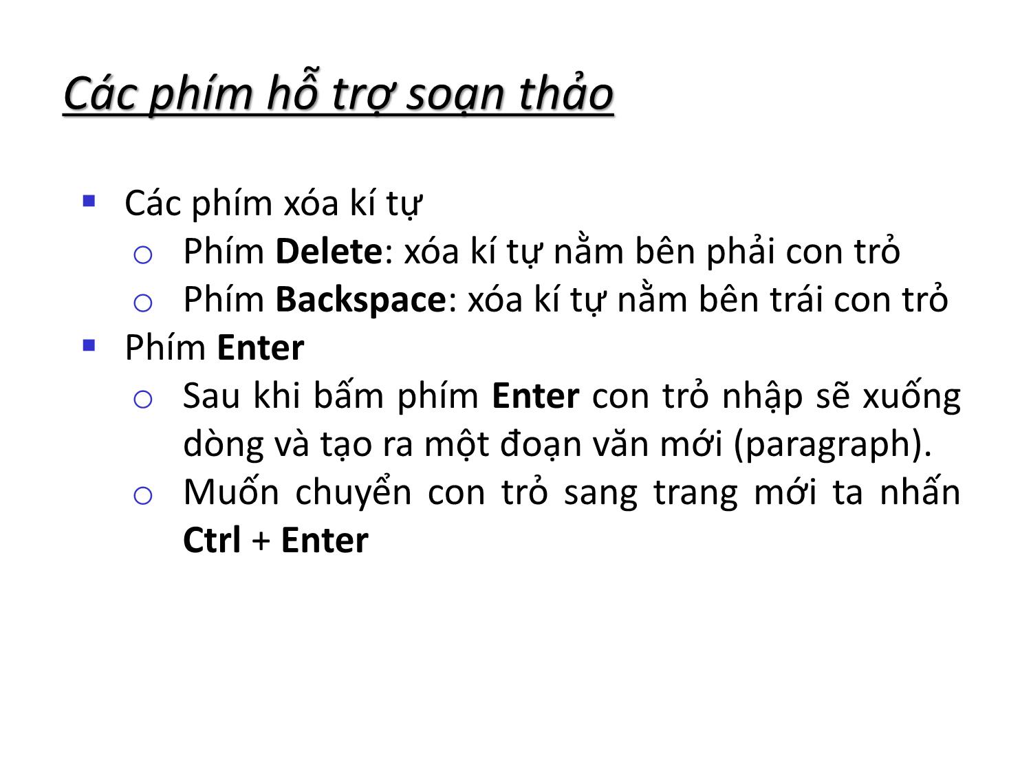 Bài giảng Tin học nhóm ngành Nông-Lâm-Ngư & Môi trường - Chương 2: Hệ soạn thảo văn bản (MS Word 2010) trang 8