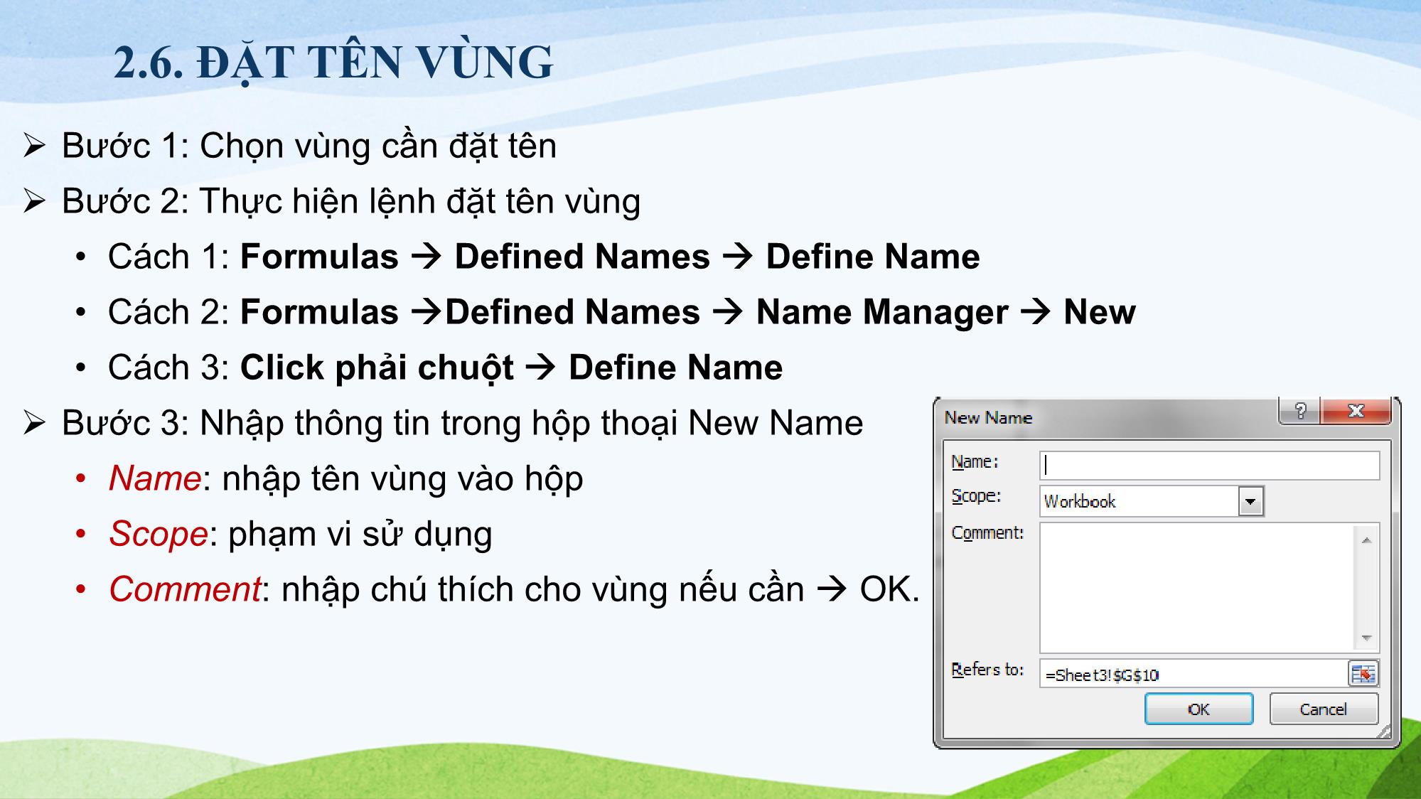 Bài giảng Tin học (Phần 2) - Chương 2: Một số thao tác cơ bản trang 10