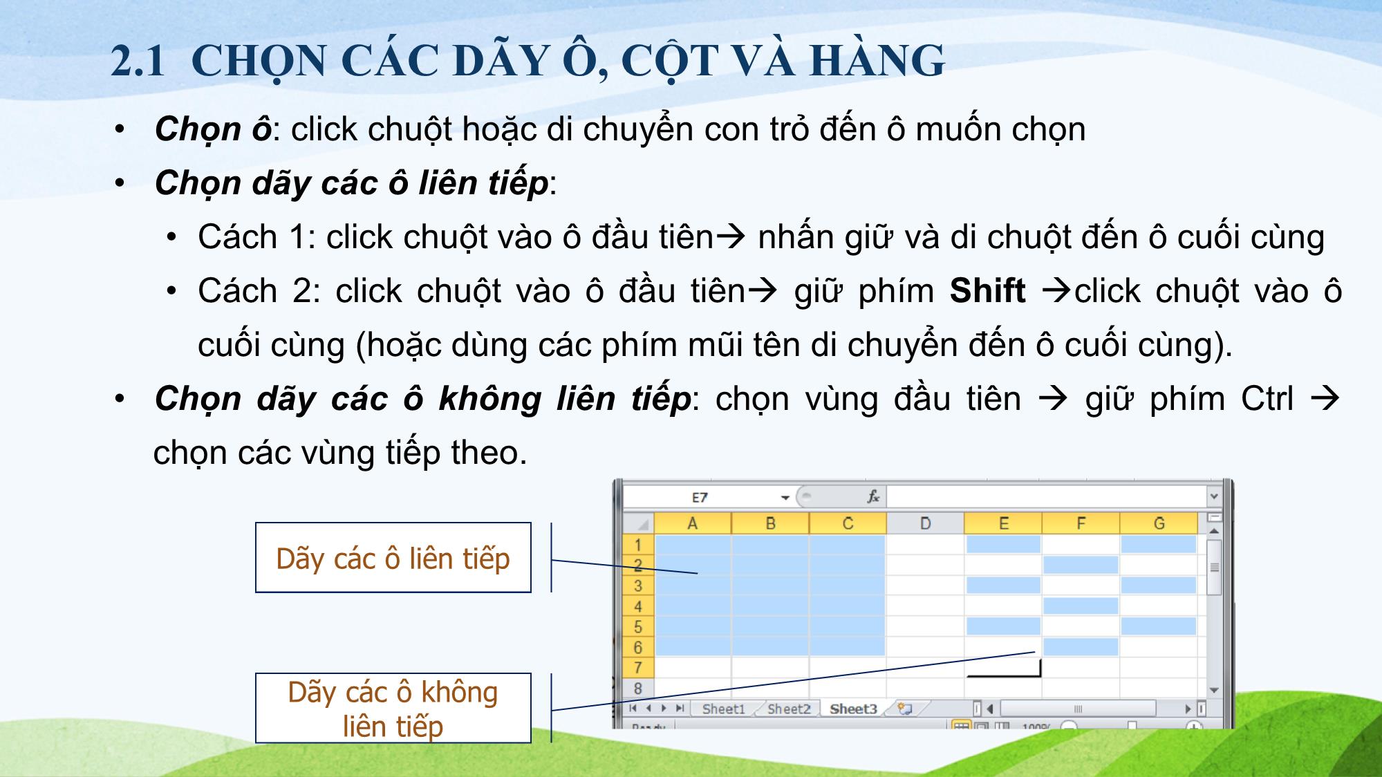 Bài giảng Tin học (Phần 2) - Chương 2: Một số thao tác cơ bản trang 2