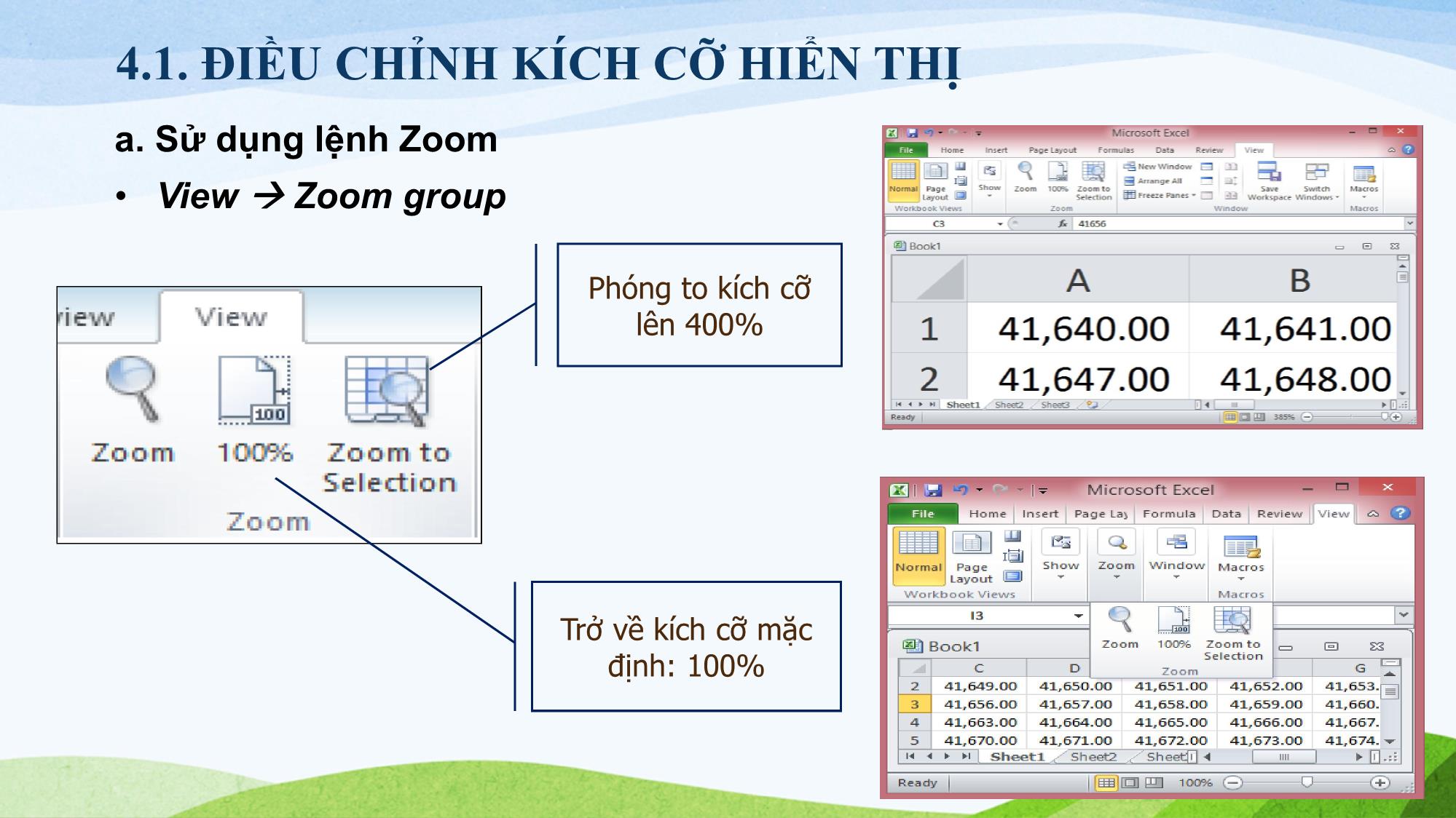 Bài giảng Tin học (Phần 2) - Chương 4: Các tùy chọn hữu ích trang 2