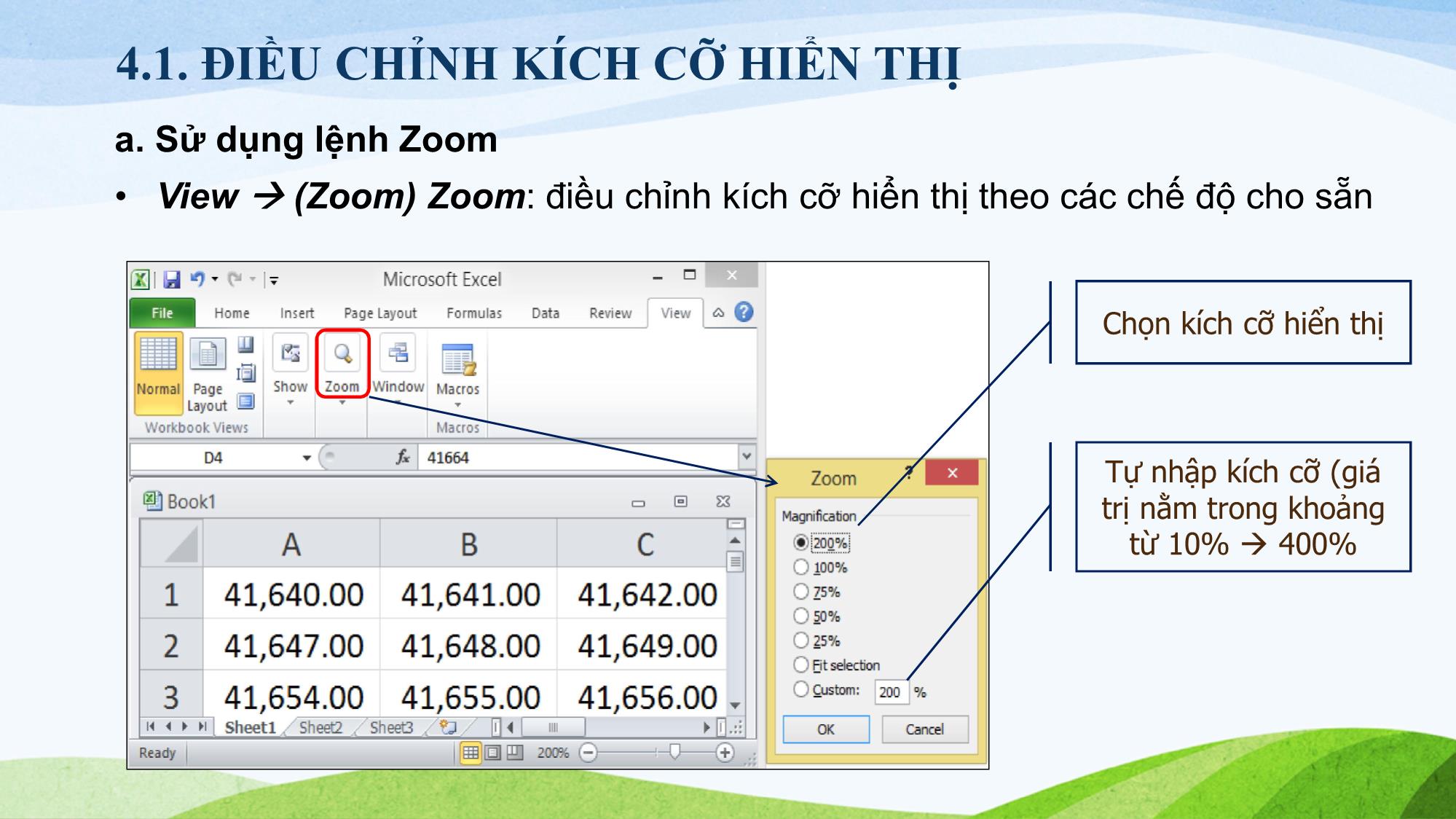 Bài giảng Tin học (Phần 2) - Chương 4: Các tùy chọn hữu ích trang 3