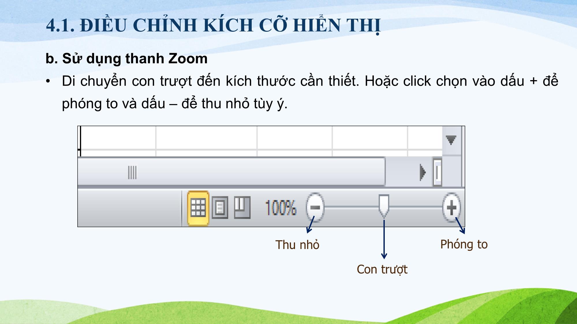 Bài giảng Tin học (Phần 2) - Chương 4: Các tùy chọn hữu ích trang 4