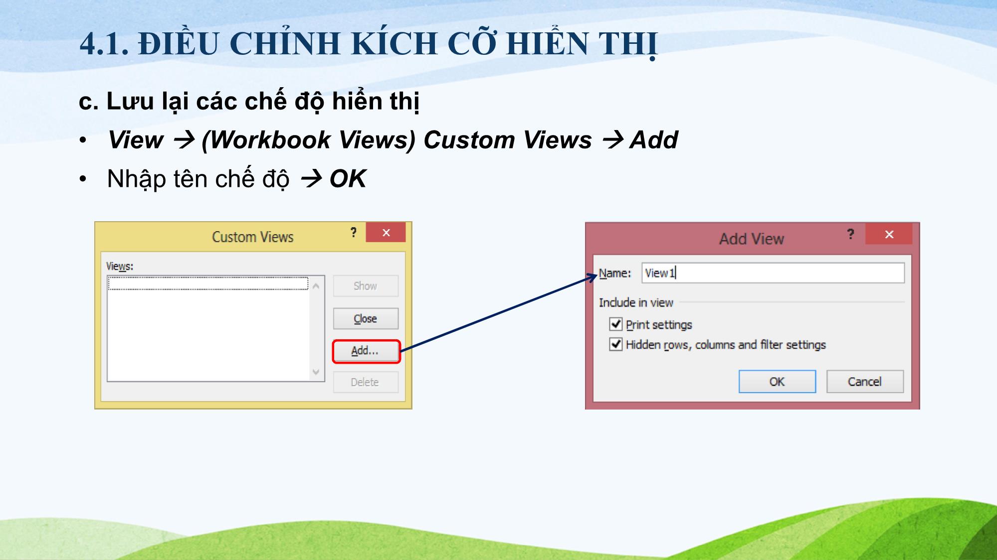 Bài giảng Tin học (Phần 2) - Chương 4: Các tùy chọn hữu ích trang 5