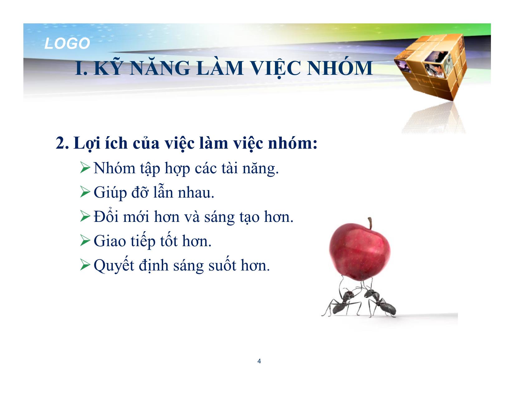 Bài giảng Đào tạo kỹ năng bán hàng - Chương 10: Chương trình đào tạo chuyên sâu về kỹ năng bán hàng trang 4