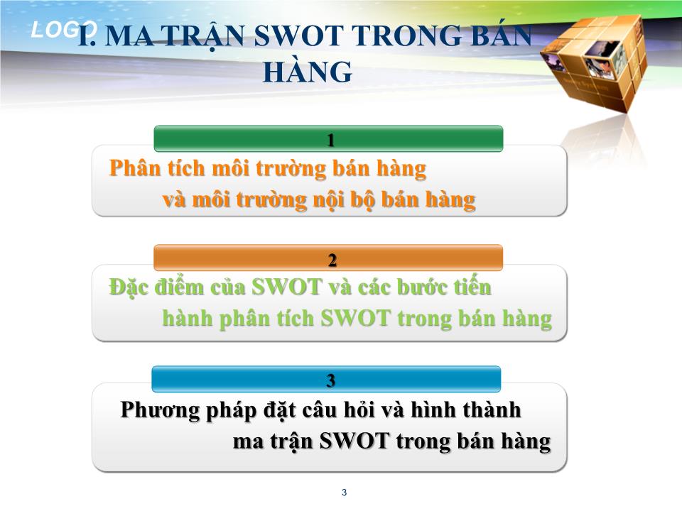 Bài giảng Thiết lập chiến lược bán hàng trang 3