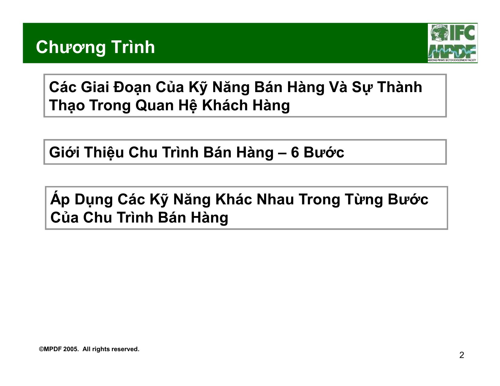 Tài liệu Kỹ năng bán dịch vụ trang 2