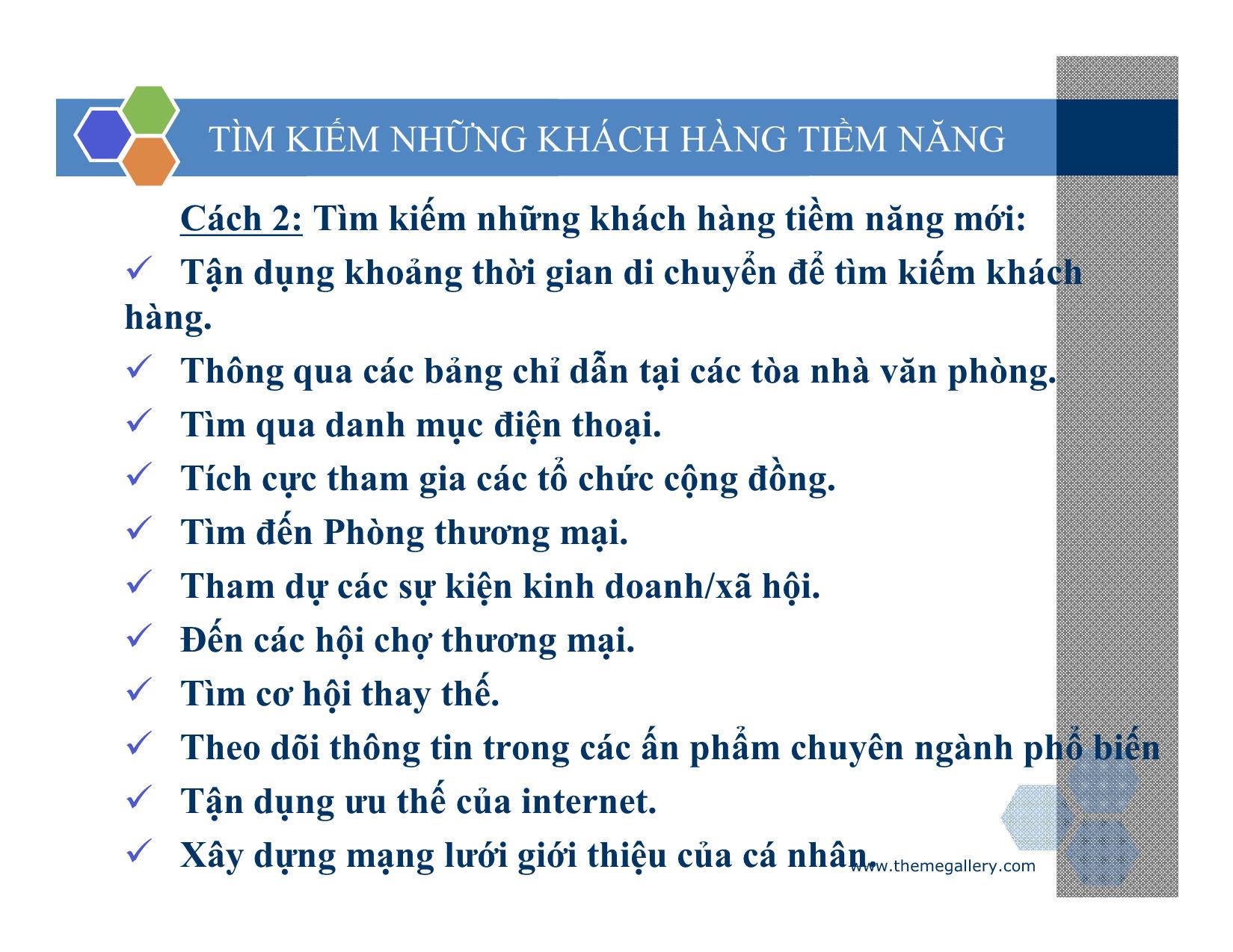 Bài giảng Lợi thế bán hàng – Cách đột phá và duy trì doanh số vượt trội trang 8