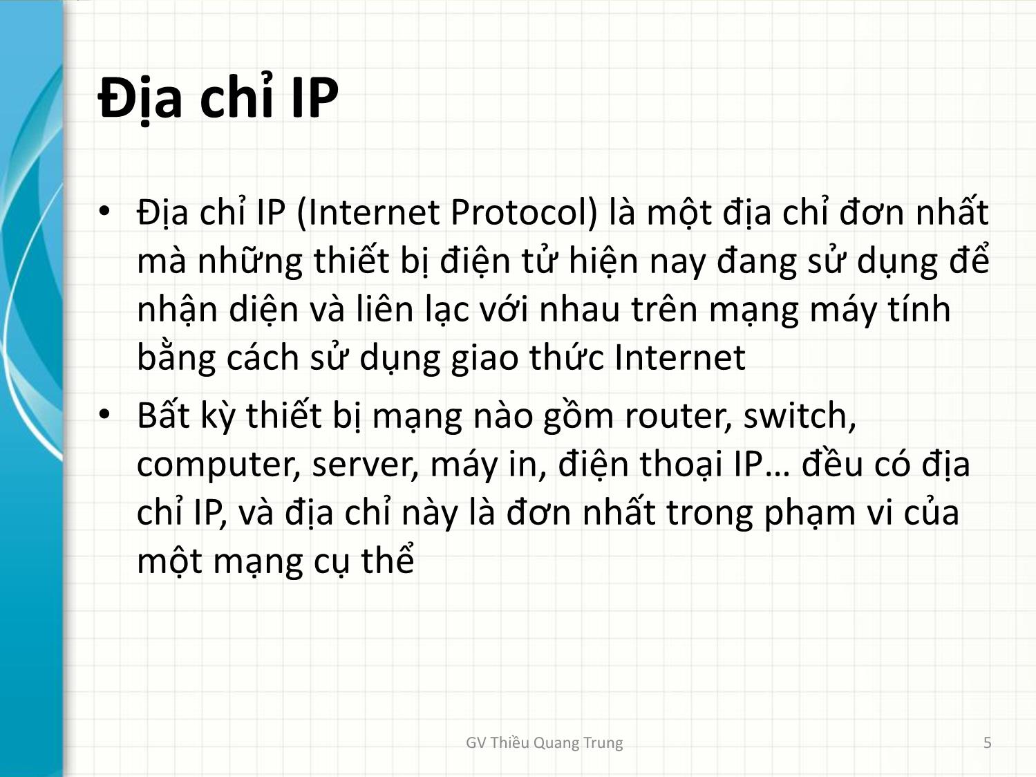 Bài giảng Tin học văn phòng 2 - Bài 2: Internet và sự phát triển - Thiều Quang Trung trang 5