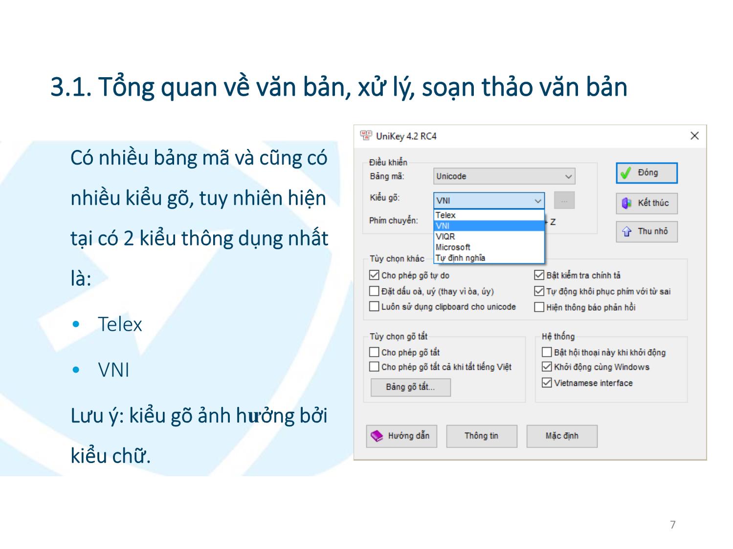 Bài giảng Ứng dụng công nghệ thông tin - Mô đun 3: Xử lý văn bản cơ bản - Lê Thanh Phúc trang 7