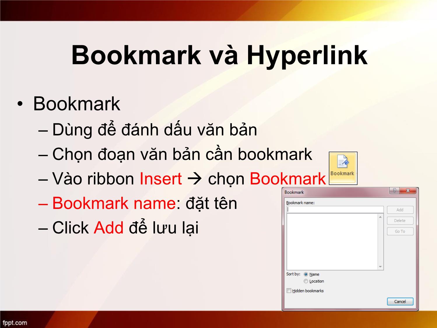 Bài giảng Tin học văn phòng - Bài 6: Một số tính năng khác của Word - Nguyễn Thị Phương Thảo trang 3