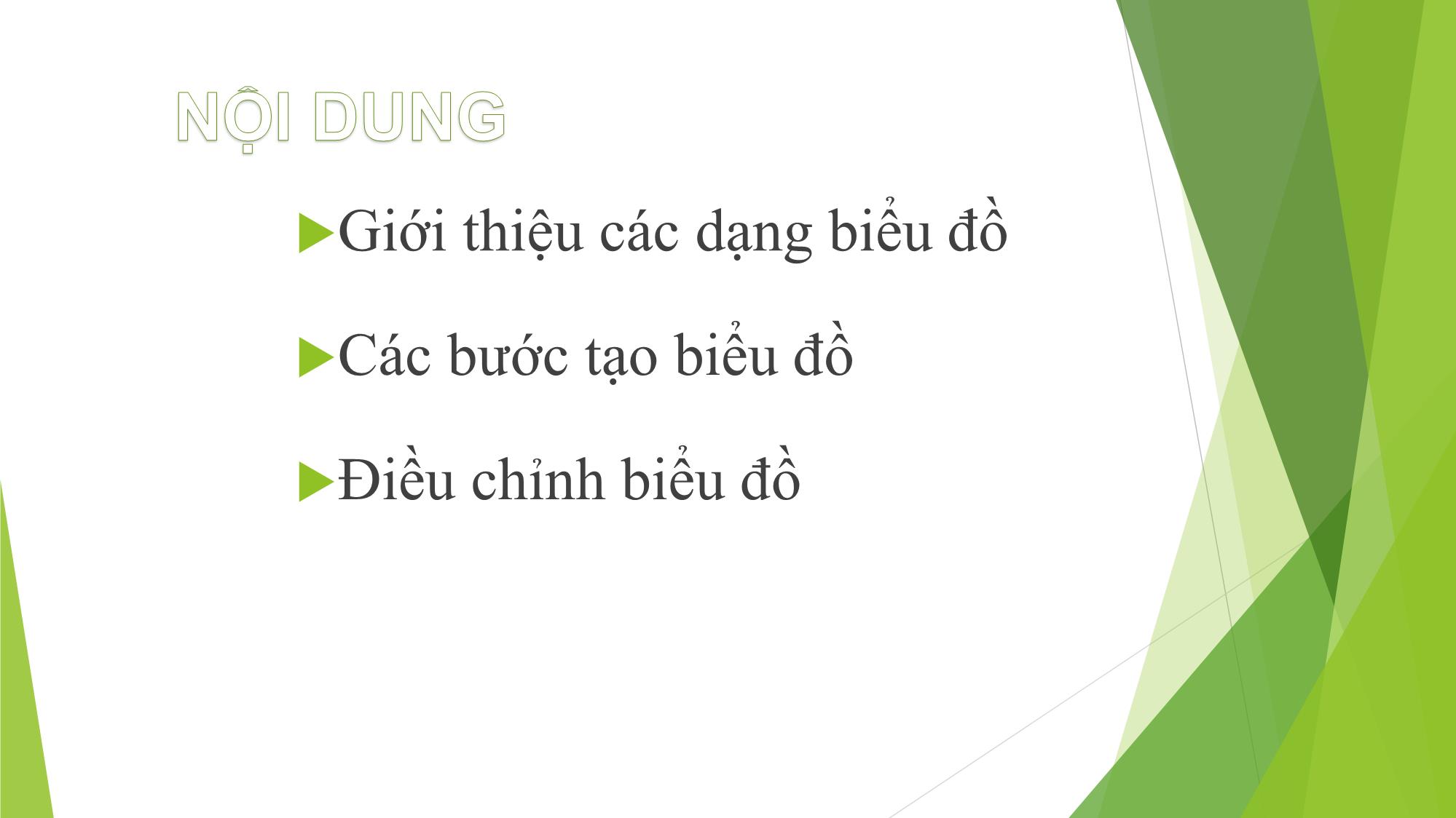 Bài giảng Tin học văn phòng - Bài 11: Đồ thị trong Excel - Nguyễn Thị Phương Thảo trang 2