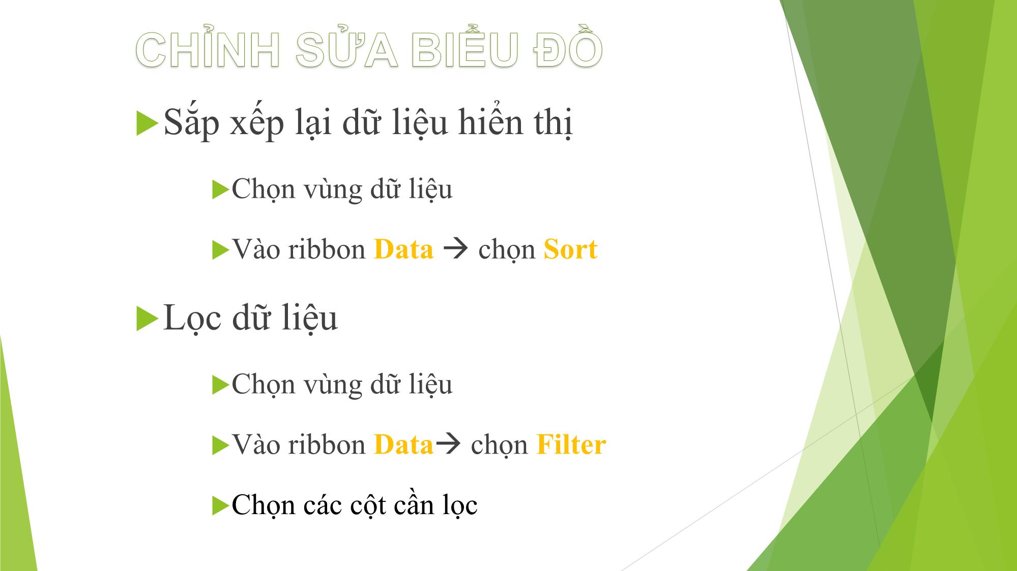 Bài giảng Tin học văn phòng - Bài 11: Đồ thị trong Excel - Nguyễn Thị Phương Thảo trang 6