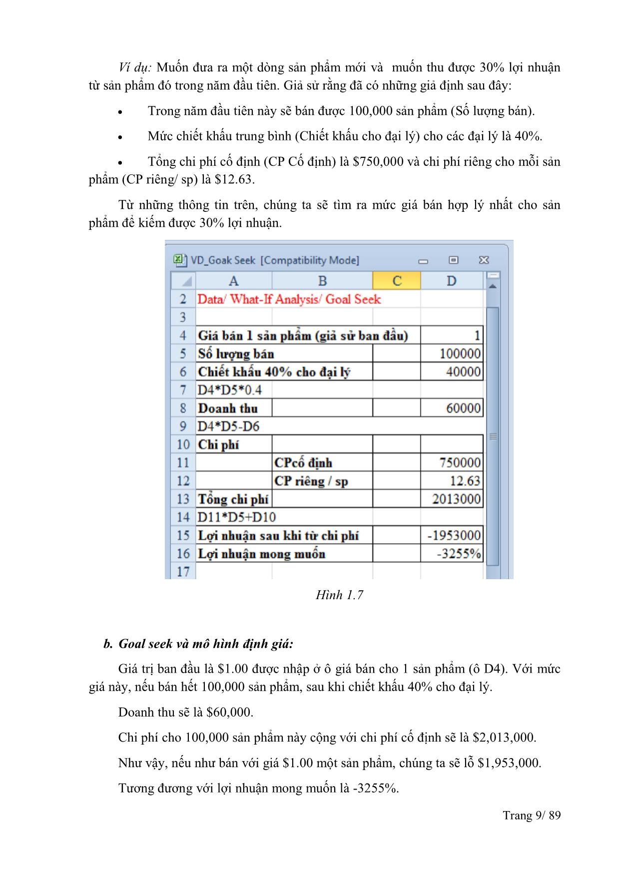 Giáo trình Excel nâng cao trang 9