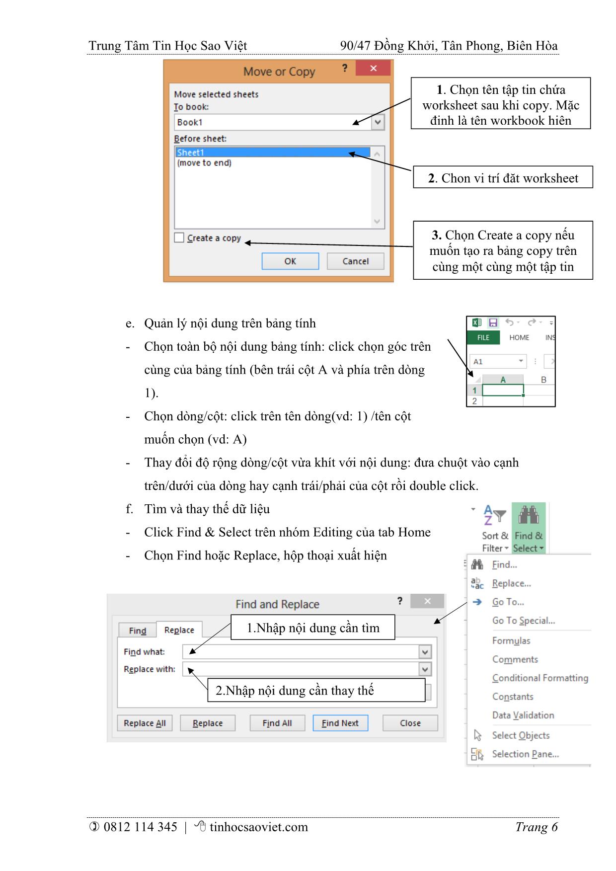 Giáo trình Chuyên đề Bảng tính Excel trang 8