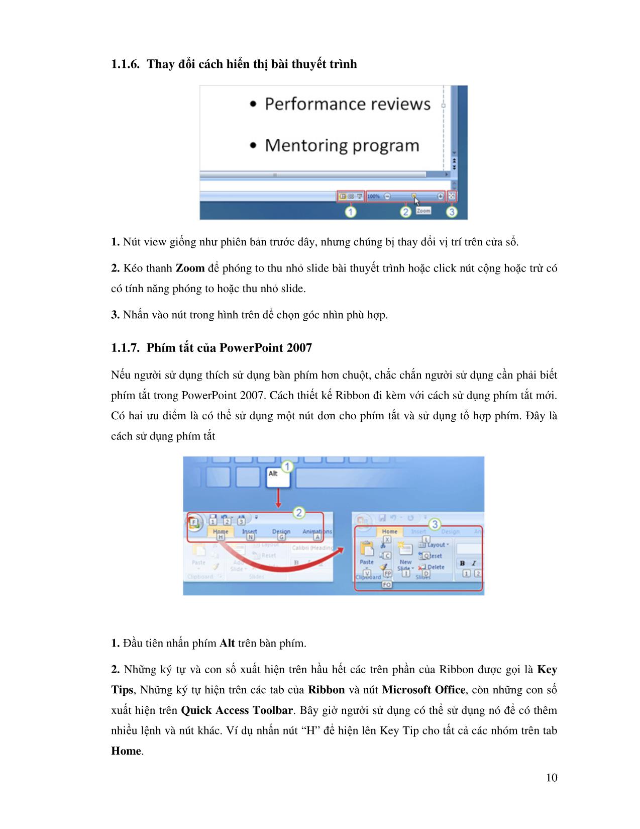 Giáo trình Microsoft Office PowerPoint 2007 trang 10