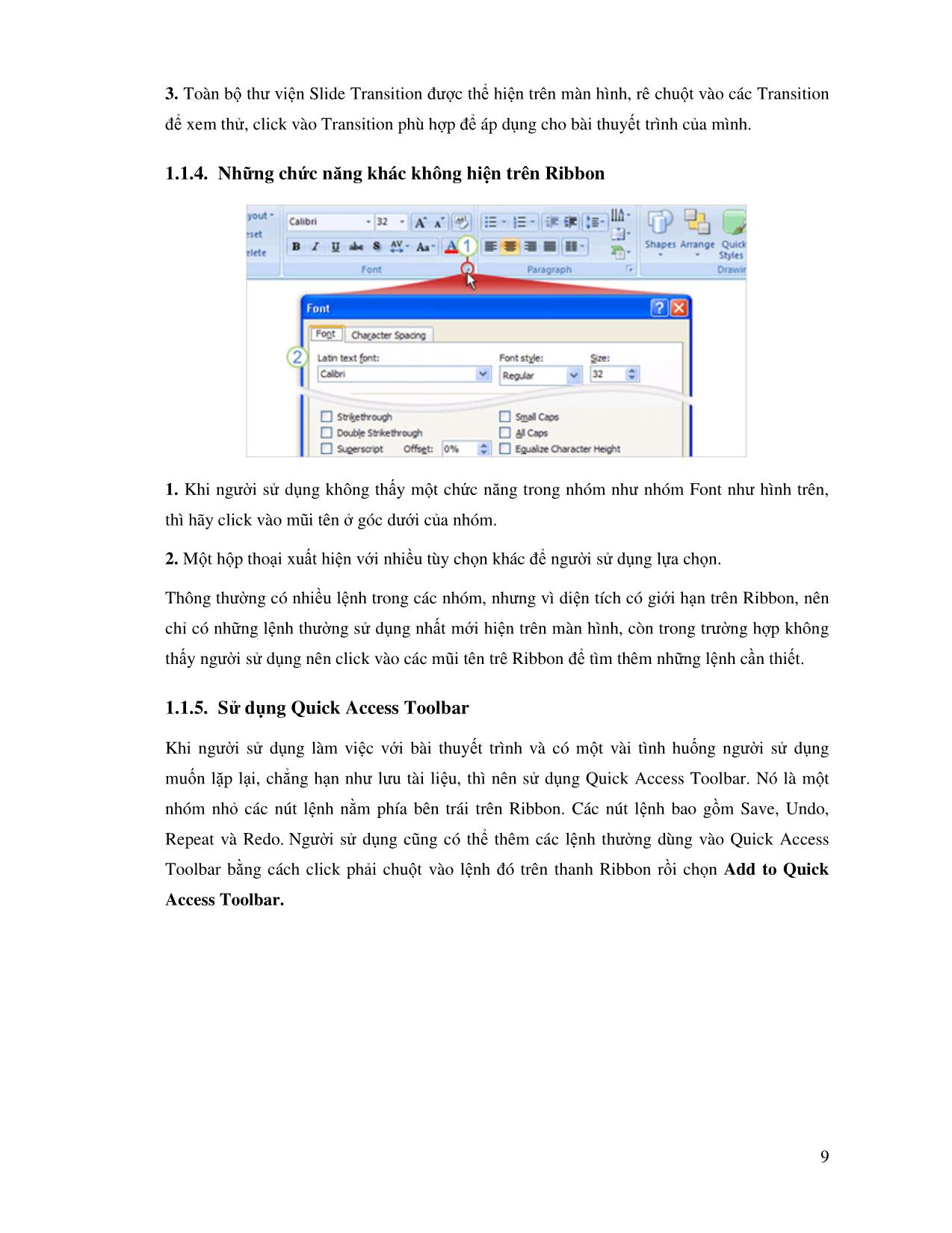 Giáo trình Microsoft Office PowerPoint 2007 trang 9