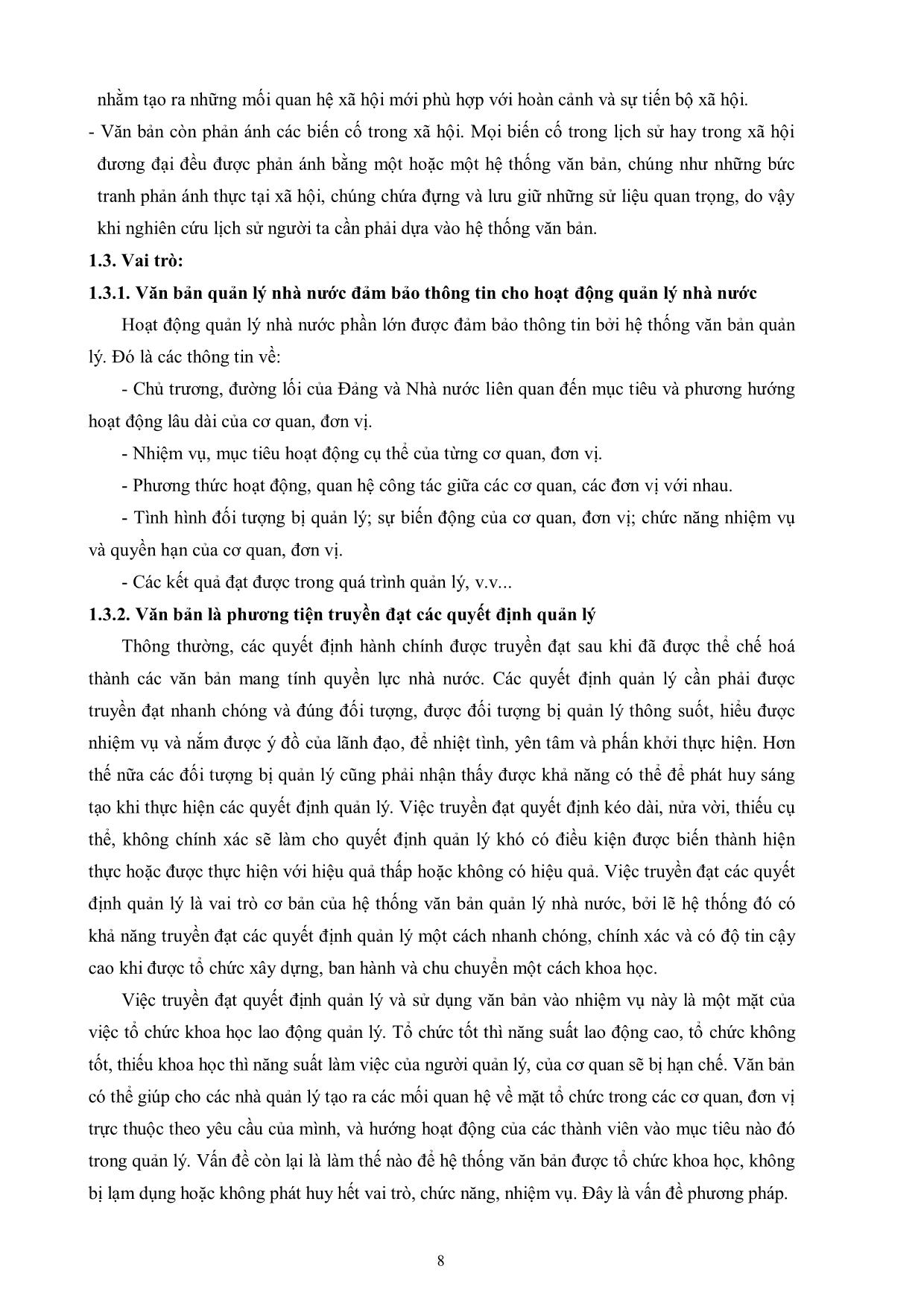 Giáo trình Soạn thảo văn bản (Mới) trang 9