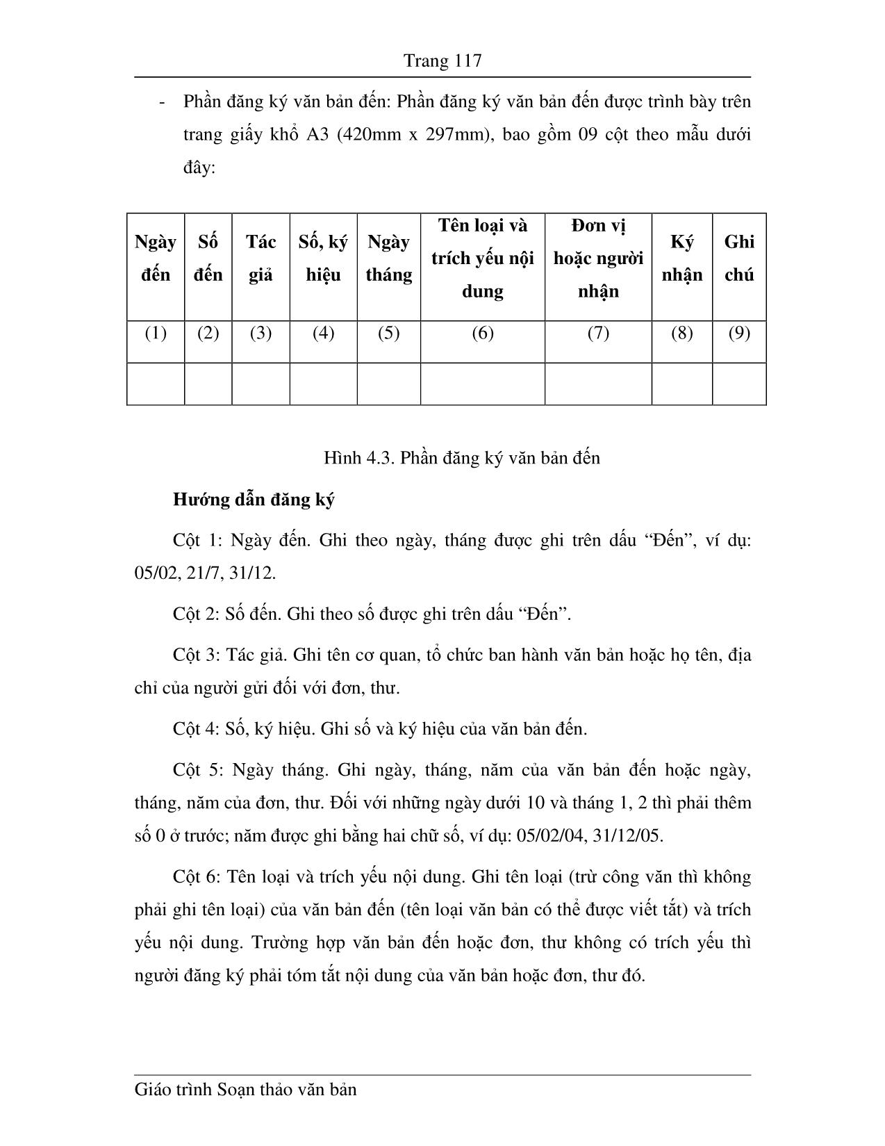 Giáo trình Soạn thảo văn bản (Phần 2) trang 10