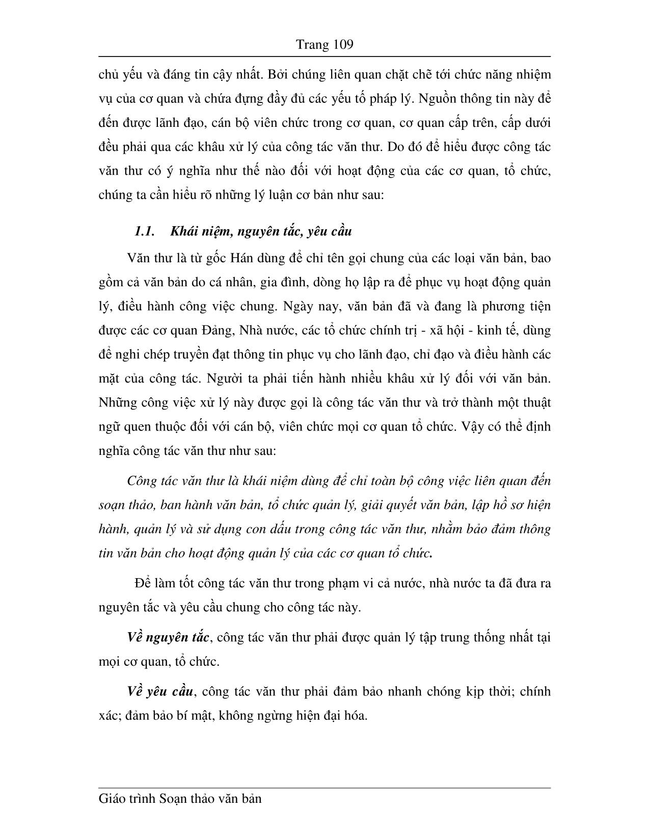 Giáo trình Soạn thảo văn bản (Phần 2) trang 2