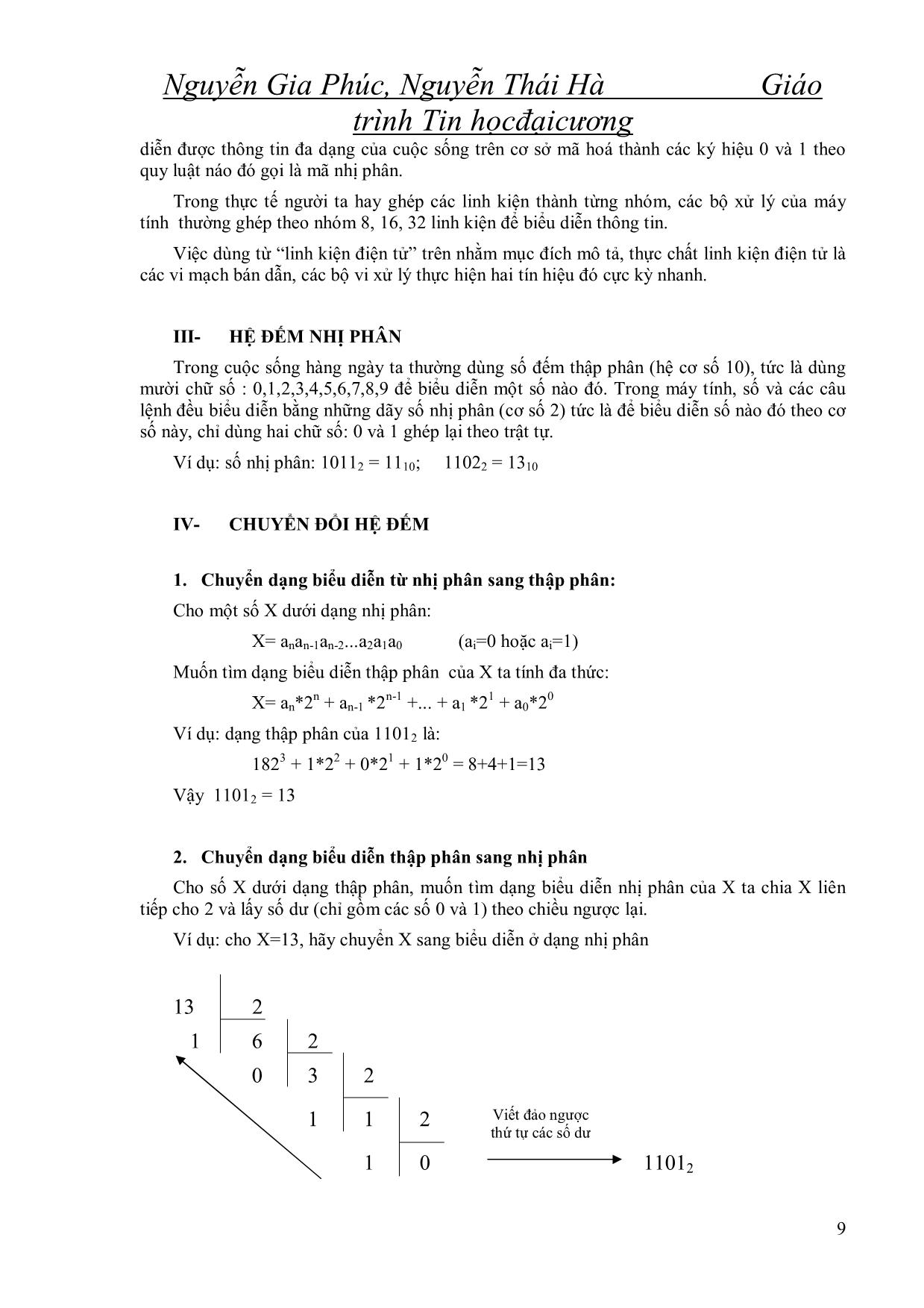 Giáo trình Tin học đại cương - Nguyễn Gia Phúc trang 4