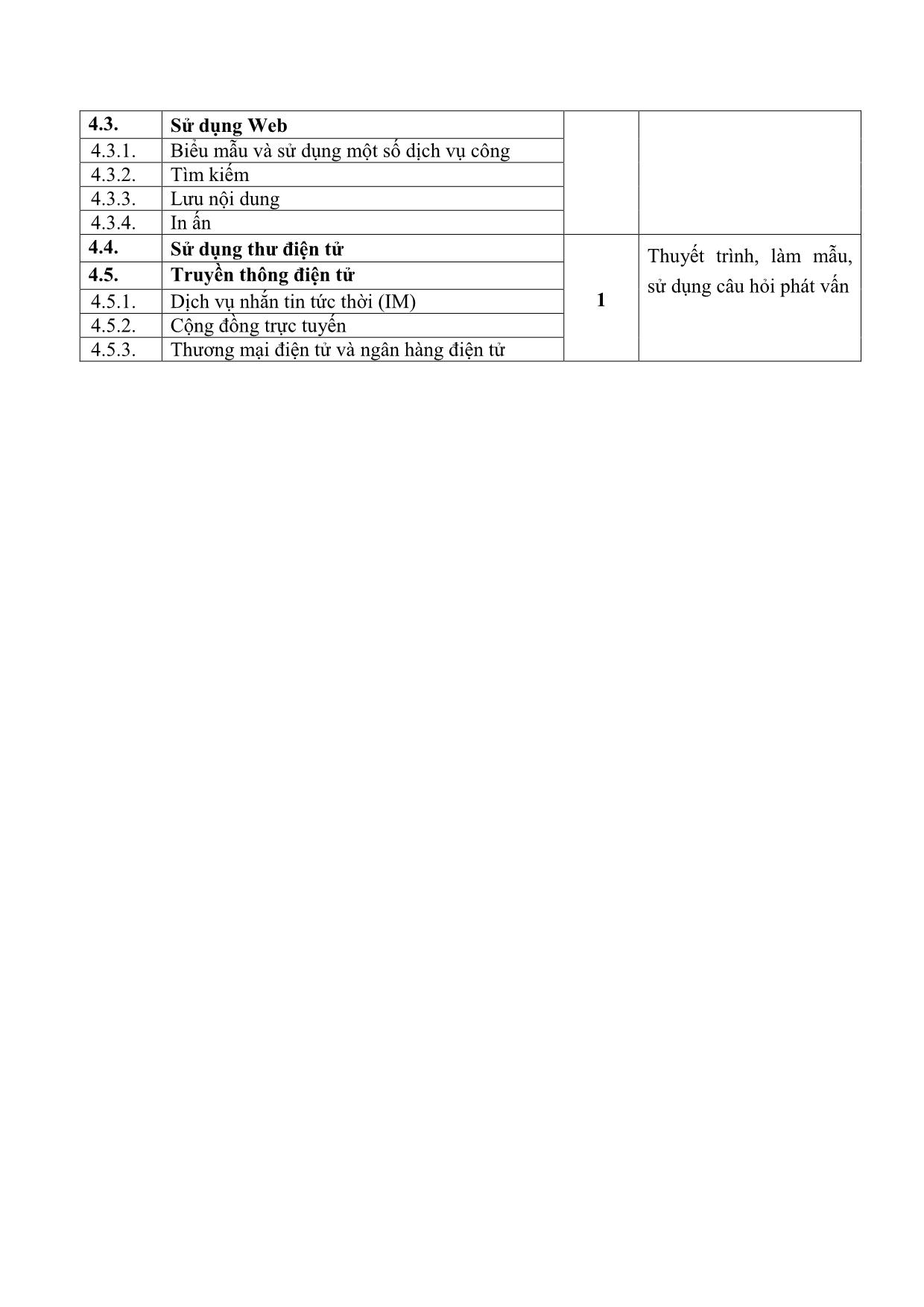 Đề cương chi tiết học phần Tin học đại cương trang 6