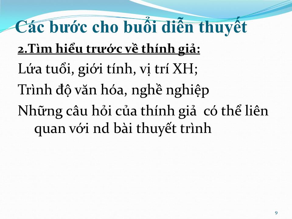 Bài giảng Giao tiếp trong kinh doanh - Chương 2: Nguyên lý của giao tiếp kinh doanh trang 9