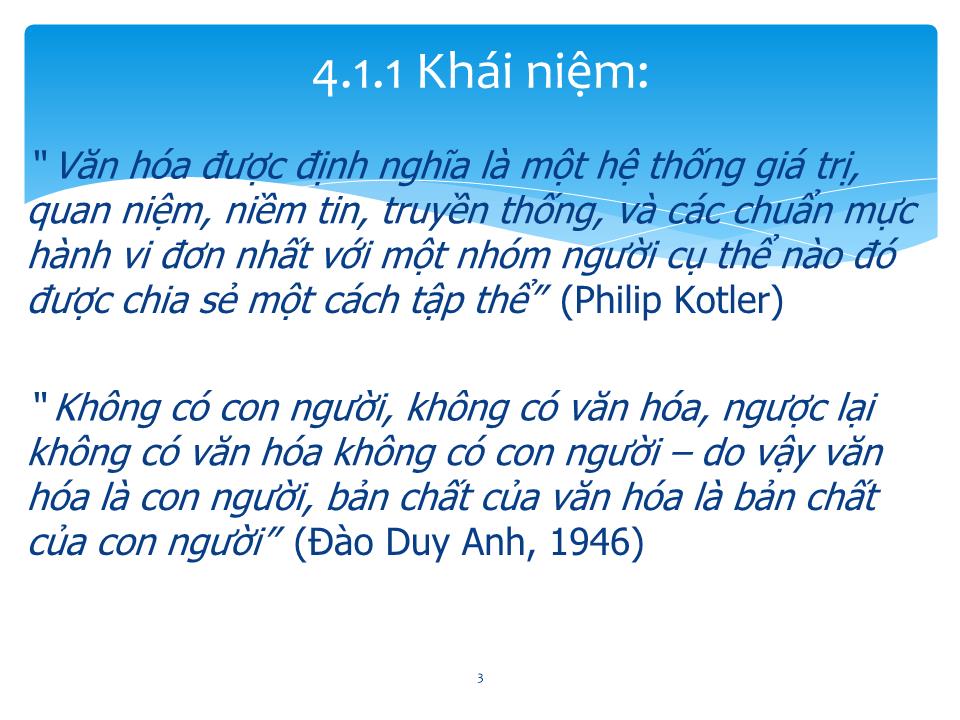 Bài giảng Giao tiếp trong kinh doanh - Chương 4: Văn hóa trong giao tiếp, đàm phán kinh doanh trang 3