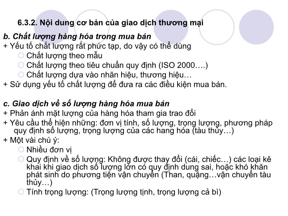 Bài giảng Giao tiếp trong kinh doanh - Chương 6: Đàm phán và hoạt động chuẩn bị đàm phán kinh doanh trang 9