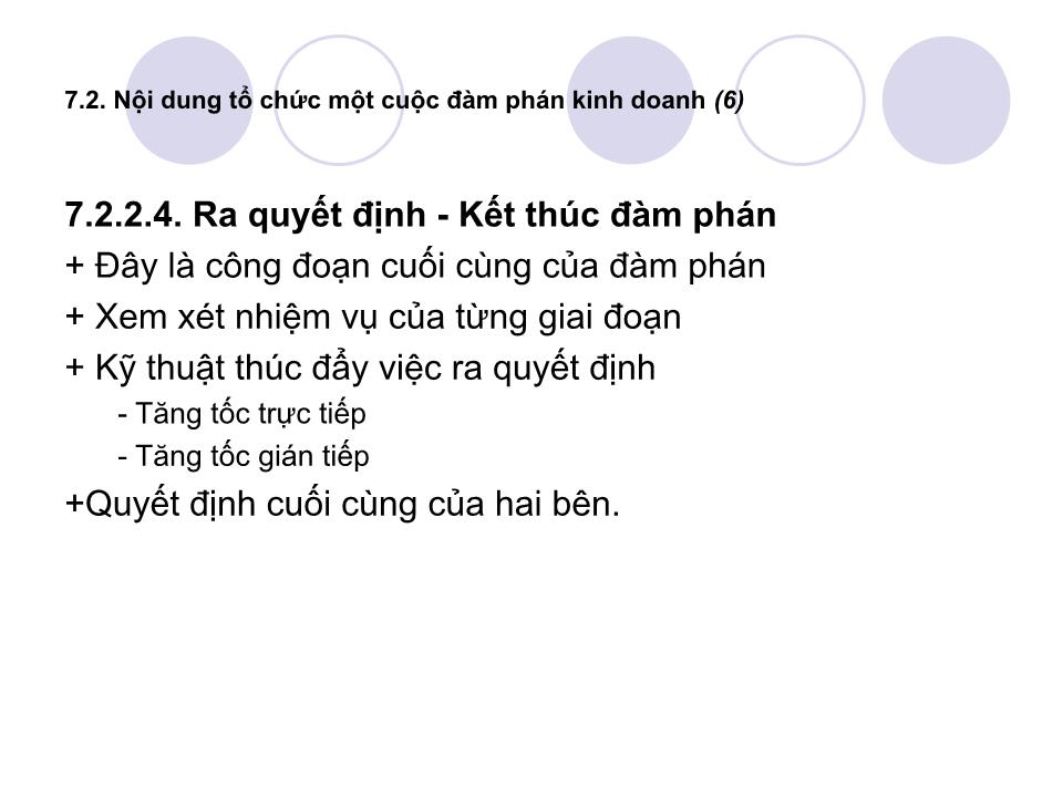 Bài giảng Giao tiếp trong kinh doanh - Chương 7+8 trang 10