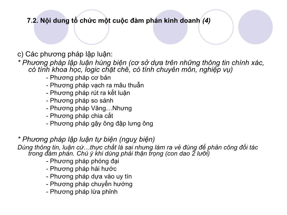 Bài giảng Giao tiếp trong kinh doanh - Chương 7+8 trang 8