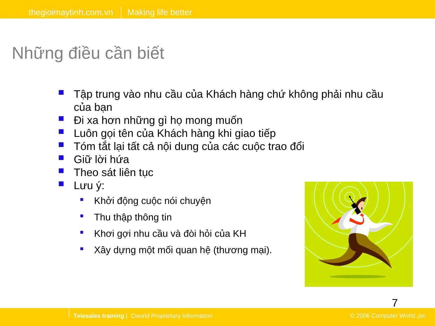 Khóa đào tạo kỹ năng bán hàng qua điện thoại trang 7