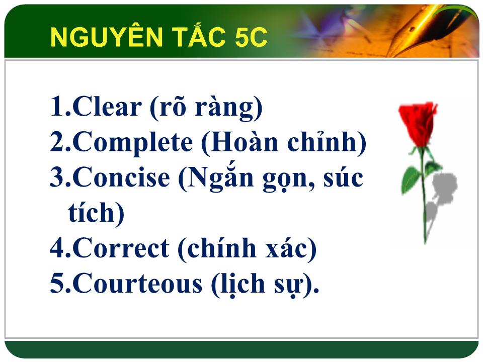 Bài giảng Giao tiếp trong công việc và trong kinh doanh - Bùi Quang Xuân trang 8