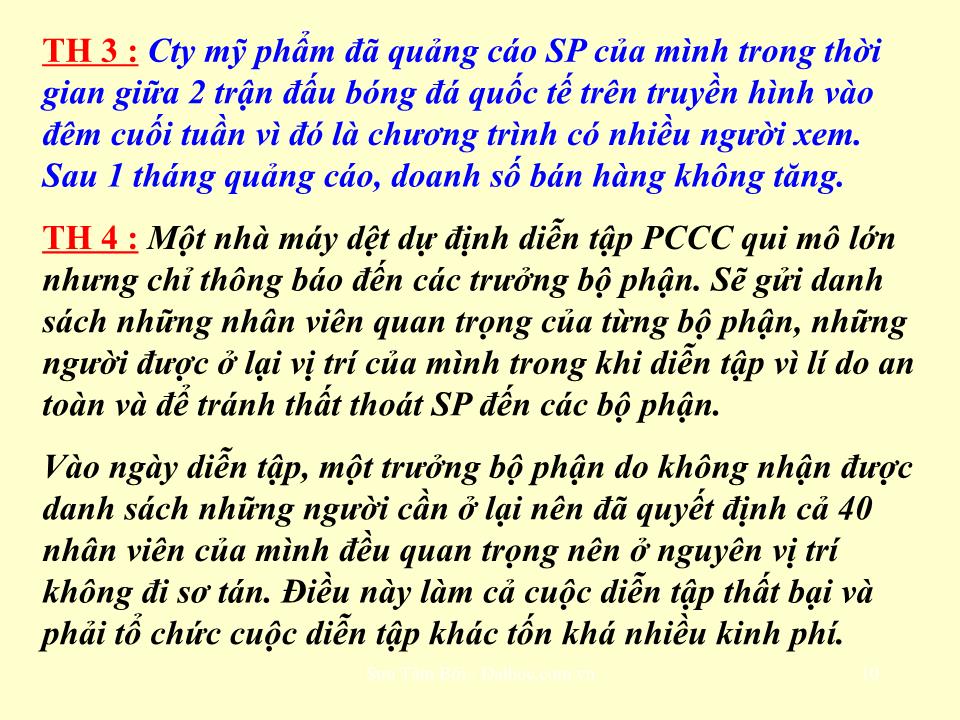 Bài giảng môn Giao tiếp trong kinh doanh - Chương 1: Khái niệm chung trang 10