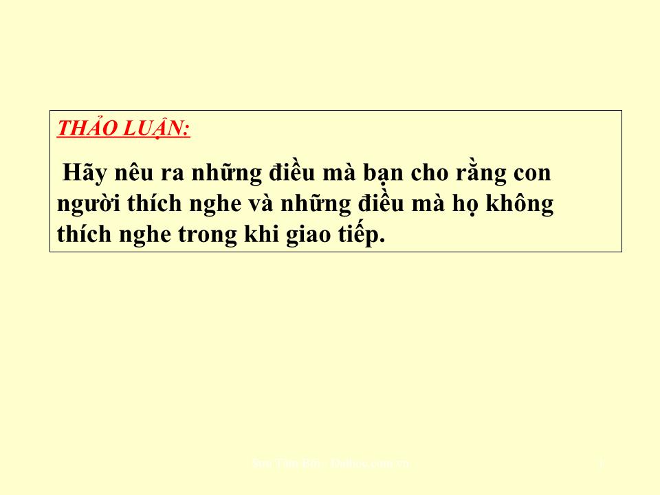 Bài giảng môn Giao tiếp trong kinh doanh - Chương 1: Khái niệm chung trang 1